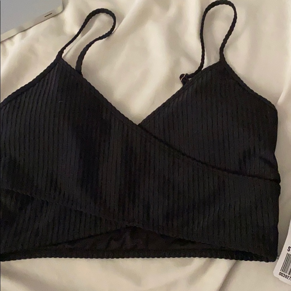 Black bathing suit Top